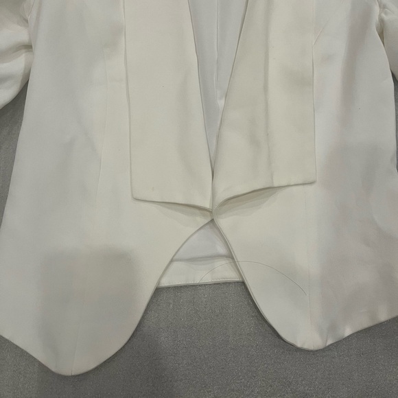 [4P]Cartonnier Anthropologie Off White Women's Open Blazer - Picture 3 of 9